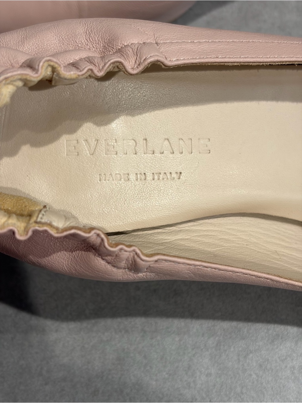 Everlane leather day ballet heel pale pink - Picture 6 of 10